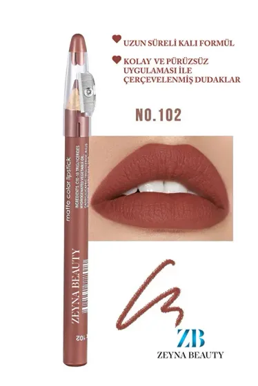 Jumbo Dudak Kalemi Suya Dayanıklı -Matte Jumbo Lipliner Waterproof